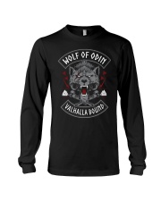 Viking Shirt : Wolf Of Odin Valhalla Bound Long Sleeve Tee thumbnail
