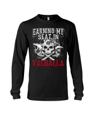 Viking Shirt : Earning My Seat In Valhalla Long Sleeve Tee thumbnail