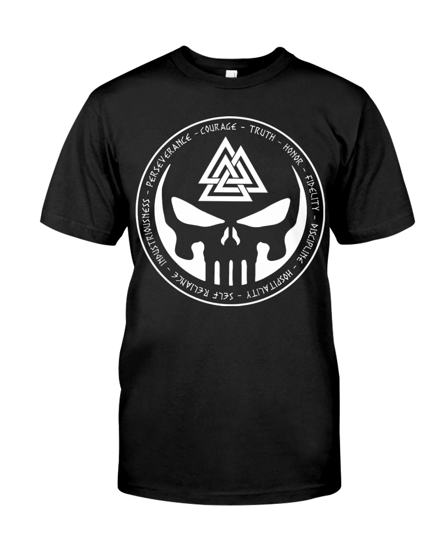 Viking Shirt - The Viking Valknut Symbol Meaning Classic T-Shirt