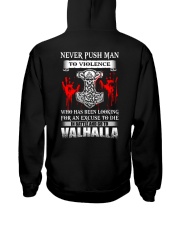 NEVER PUSH MAN - VIKING T-SHIRTS Hooded Sweatshirt thumbnail