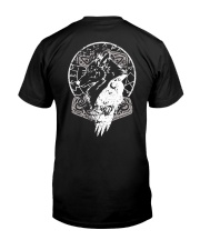 Hammer Heathen Wolf Raven - Viking Shirt Classic T-Shirt thumbnail