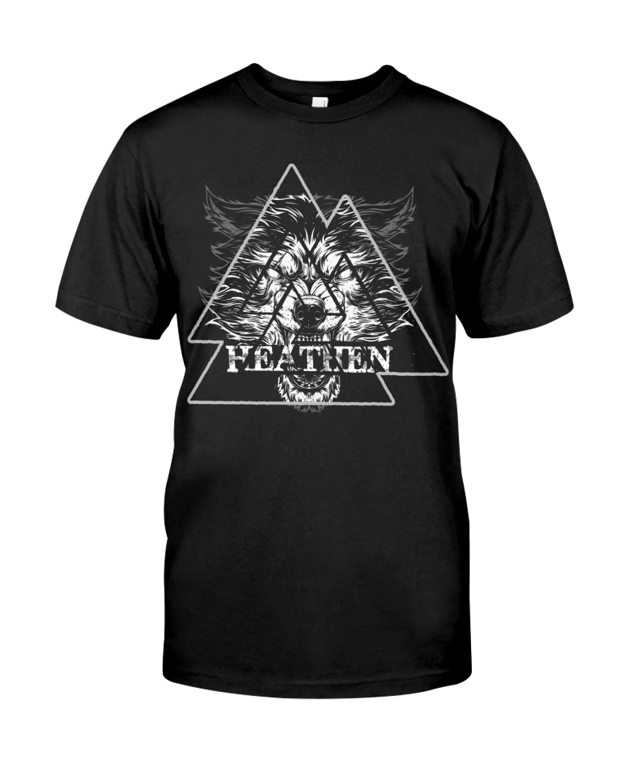 Wolf Heathen Valknut - Viking Shirt Classic T-Shirt