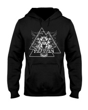 Wolf Heathen Valknut - Viking Shirt Hooded Sweatshirt thumbnail