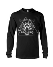 Wolf Heathen Valknut - Viking Shirt Long Sleeve Tee thumbnail