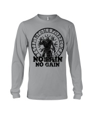 Viking Shirts : No Pain No Gain Viking Long Sleeve Tee thumbnail