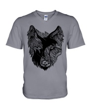 Raven And Wolf Viking - Viking Shirt V-Neck T-Shirt thumbnail