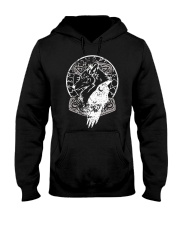 Raven Wolf - Viking Shirt Hooded Sweatshirt thumbnail