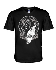 Raven Wolf - Viking Shirt V-Neck T-Shirt thumbnail