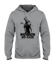Viking Shirts - No Pain No Gain Hooded Sweatshirt thumbnail
