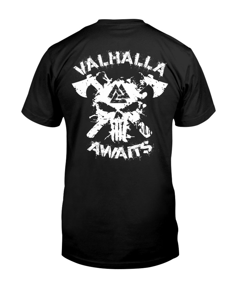Viking Shirt - Valhalla Awaits Viking Classic T-Shirt