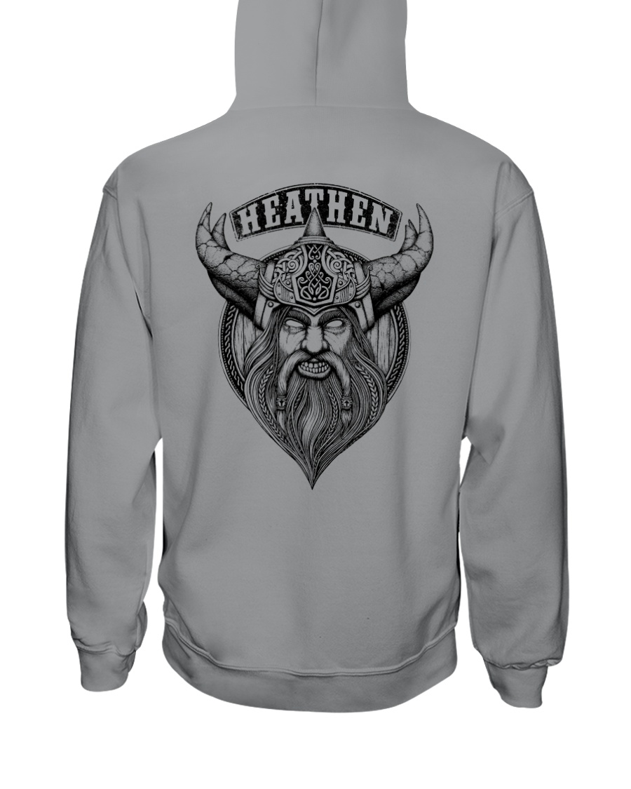 Heathen Odin - Viking Shirt Hooded Sweatshirt
