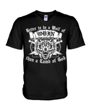 Viking Shirt - To Be A Wolf Of Odin V-Neck T-Shirt thumbnail
