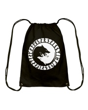 VIKING YIN YANG WOLF Drawstring Bag thumbnail