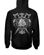 Viking Valknut - Viking Shirt Hooded Sweatshirt back