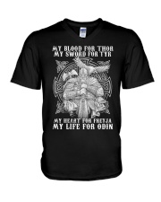 Viking Shirt - For Thor Tyr Freyja and Odin V-Neck T-Shirt thumbnail