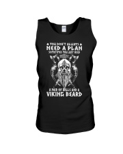 Need A Plan - Viking Beard - Viking Shirt Unisex Tank thumbnail