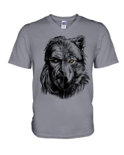 Wolf Viking Warrior - Viking Shirt V-Neck T-Shirt thumbnail