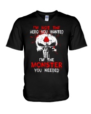 Viking Shirt - I'm The Monster You Needed V-Neck T-Shirt thumbnail