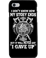 NEVER SAY 'I GAVE UP' - VIKING PHONE CASE Phone Case i-phone-7-case