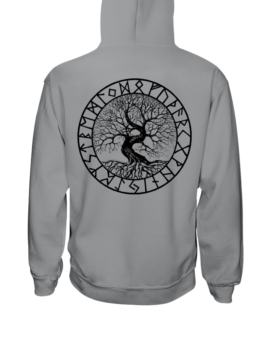 Viking Yggdrasil - Norse Tree Of Life Hooded Sweatshirt