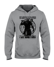 Viking Shirts : I Am The Storm Hooded Sweatshirt thumbnail