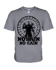 Viking T-shirts : No Pain No Gain V-Neck T-Shirt thumbnail