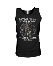 BETTER TO BE A WOLF OF ODIN - VIKING T-SHIRTS Unisex Tank thumbnail