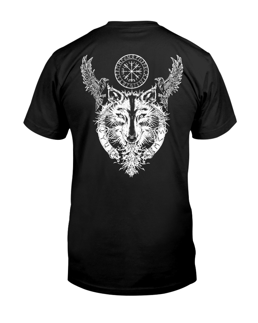 Viking Raven And Wolf - Viking Shirt Classic T-Shirt