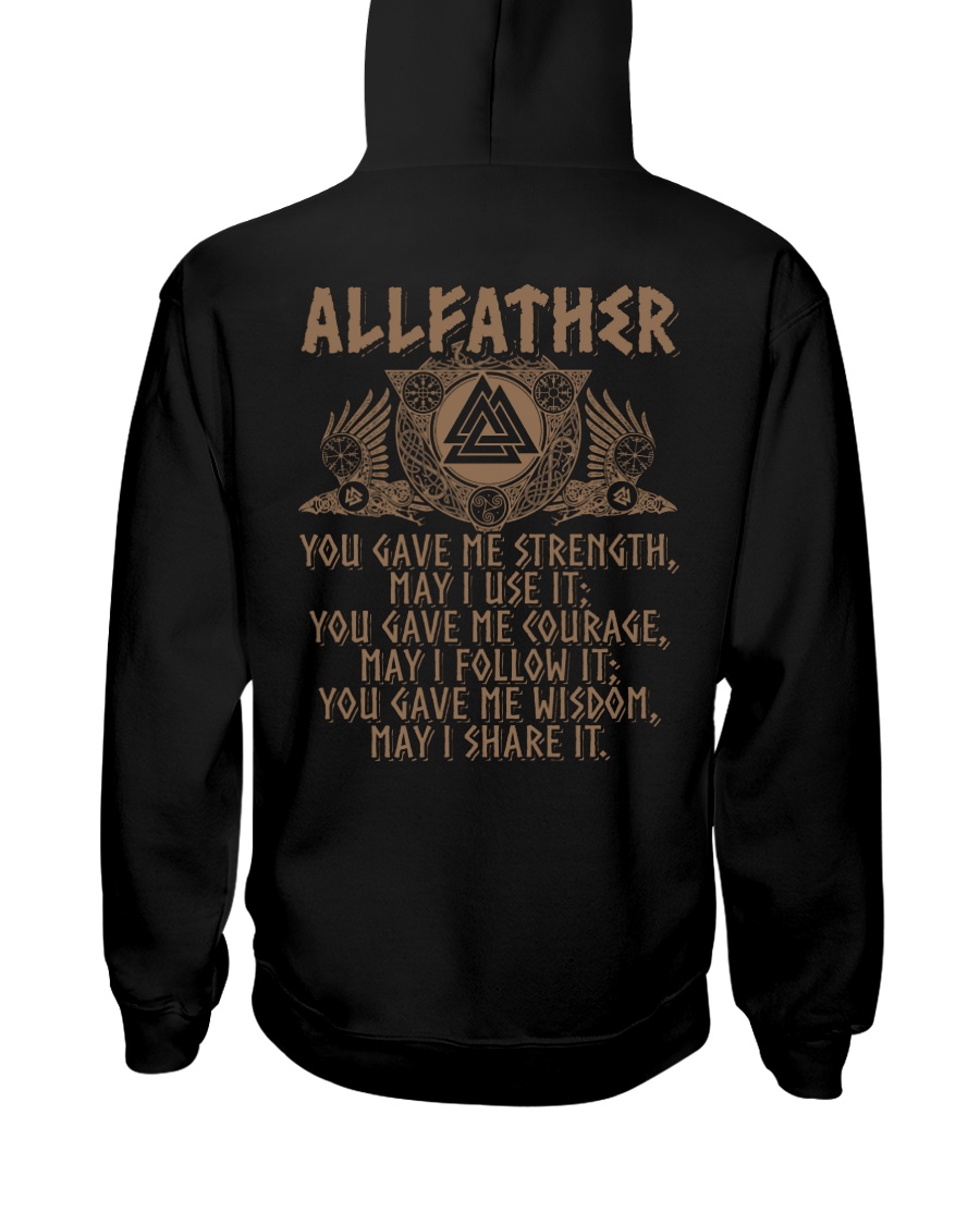 Allfather Viking - Viking Shirt Hooded Sweatshirt