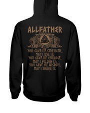 Allfather Viking - Viking Shirt Hooded Sweatshirt back