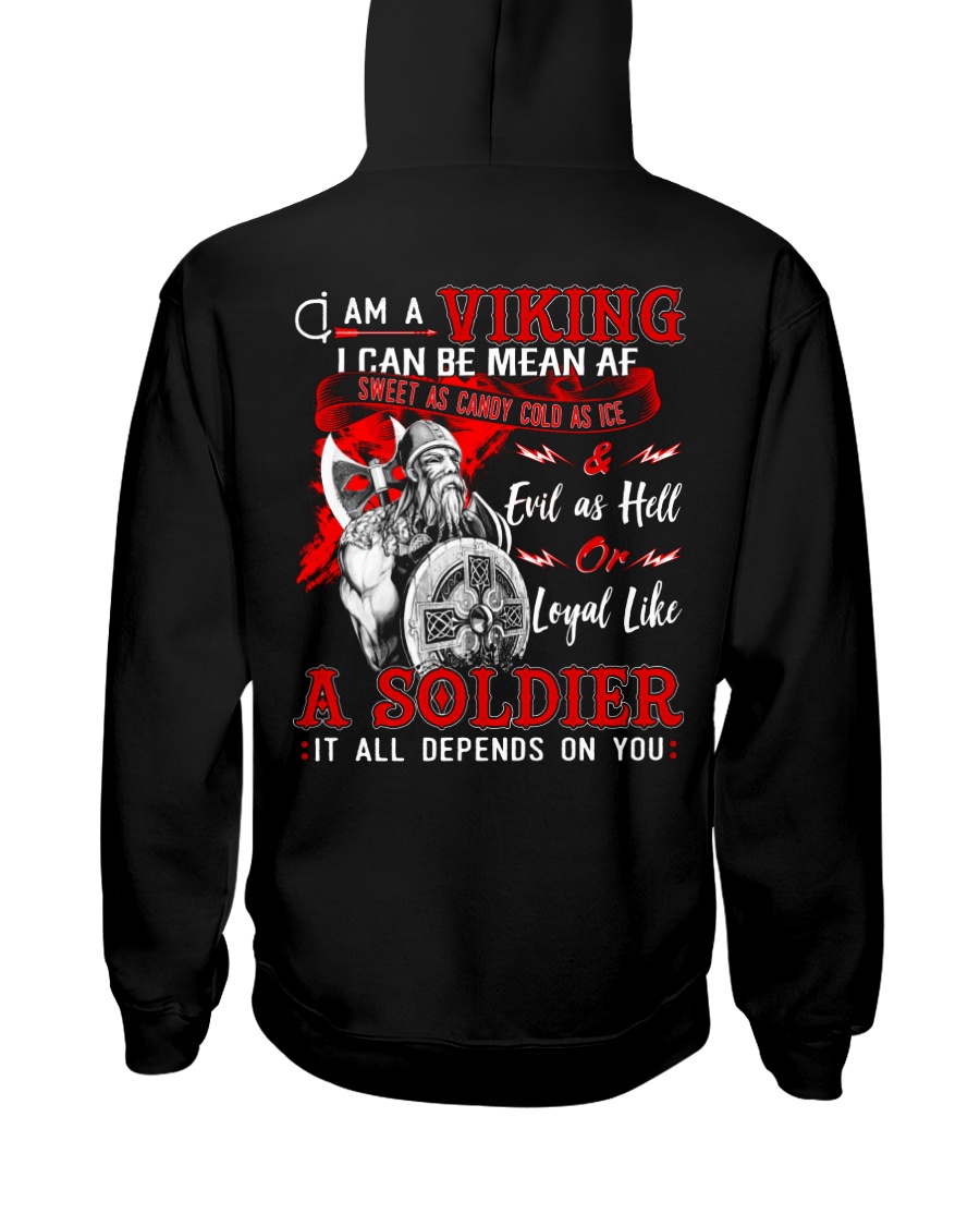 I Am A Viking - Viking Shirt Hooded Sweatshirt