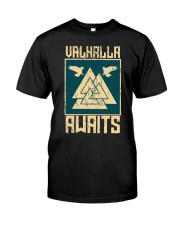 Viking Wolf - Valhalla Awaits Classic T-Shirt front