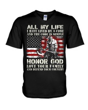All My Life - Viking Shirt V-Neck T-Shirt thumbnail