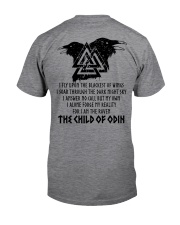 Viking shirt : Raven : The Child Of Odin Classic T-Shirt back