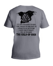 Viking shirt : Raven : The Child Of Odin V-Neck T-Shirt thumbnail