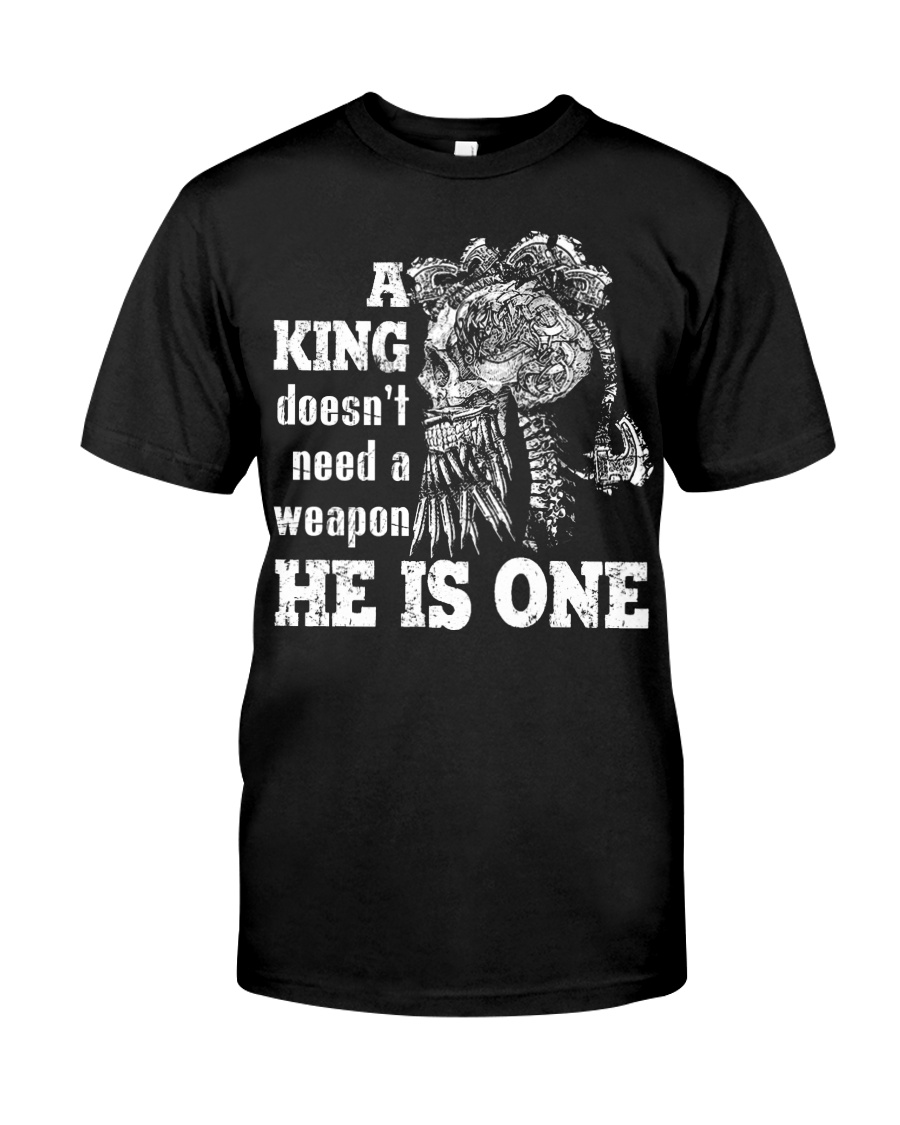 Viking Shirt - A King - HE IS ONE Classic T-Shirt