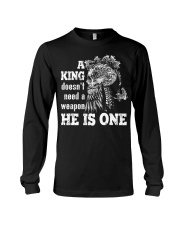 Viking Shirt - A King - HE IS ONE Long Sleeve Tee thumbnail