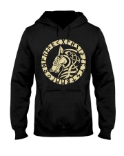 Viking Fenrir Wolf Rune - Viking Shirt Hooded Sweatshirt thumbnail