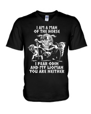I Am A Man Of The Norse - Viking Shirt V-Neck T-Shirt thumbnail