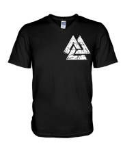 Viking Backbone - Viking Shirt V-Neck T-Shirt thumbnail