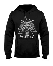 Viking Wolf Until Valhalla - Viking Shirt Hooded Sweatshirt thumbnail