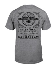 Allfather - Valhalla - Viking Shirts Classic T-Shirt back