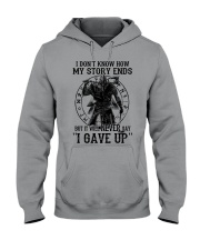 Viking T-shirts : IT WILL NEVER SAY ''I GAVE UP'' Hooded Sweatshirt thumbnail