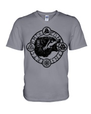 Viking Wolf Symbol Viking - Viking Shirt V-Neck T-Shirt thumbnail