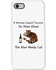 A Woman Cannot Survive On Wine Alone Phone Case thumbnail