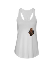 Bengal Cat Pocket Tshirt Ladies Flowy Tank thumbnail