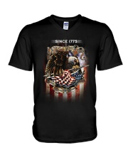 This We'll Defend Since 1775 V-Neck T-Shirt front