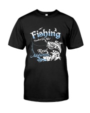 Fishing 3 - Fishing hooked for life Real Classic T-Shirt front