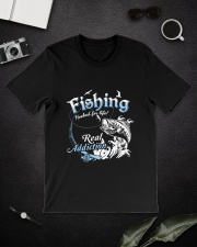 Fishing 3 - Fishing hooked for life Real Classic T-Shirt lifestyle-mens-crewneck-front-16