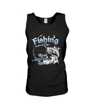 Fishing 3 - Fishing hooked for life Real Unisex Tank tile
